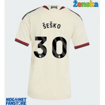 Manchester United Benjamin Sesko #30 Rezervni Dres za Ženska 2026-27 Kratak Rukav